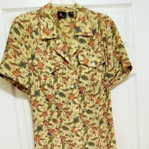 Liz Claiborne, P2P 19.5"/chest 39, Waist 32, L 53", Sz 10 Lizsport EUC Vintage